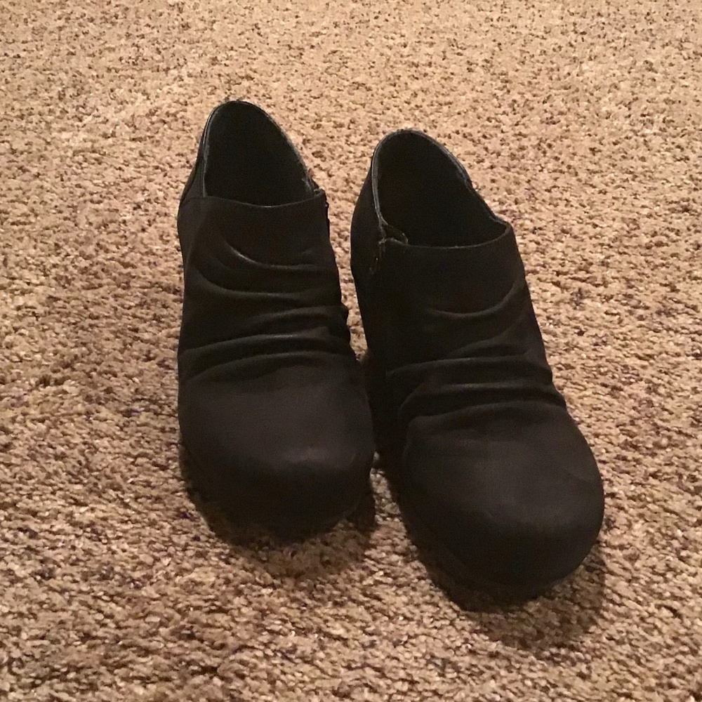 Dansko wedge ankle high boots